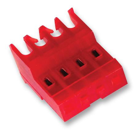 3-640620-4 PLUG & SOCKET CONN HOUSING, NYLON-GF AMP - TE CONNECTIVITY