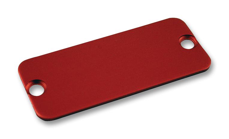 1455QALRD-10 END PANEL, ALUM, RED, ENCLOSURE, 10PCS HAMMOND