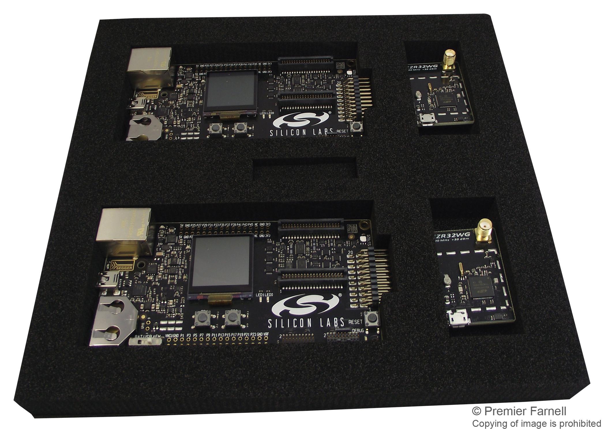 SLWSTK6223A DEV BRD, EZR32WG330 490MHZ WIRELESS MCU SILICON LABS