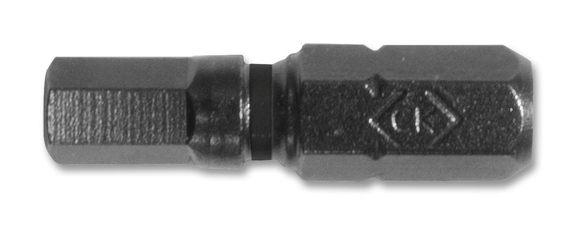 T4560 HEX30 SCREWDRIVER BIT, HEXAGON 3 X 25MM CK TOOLS