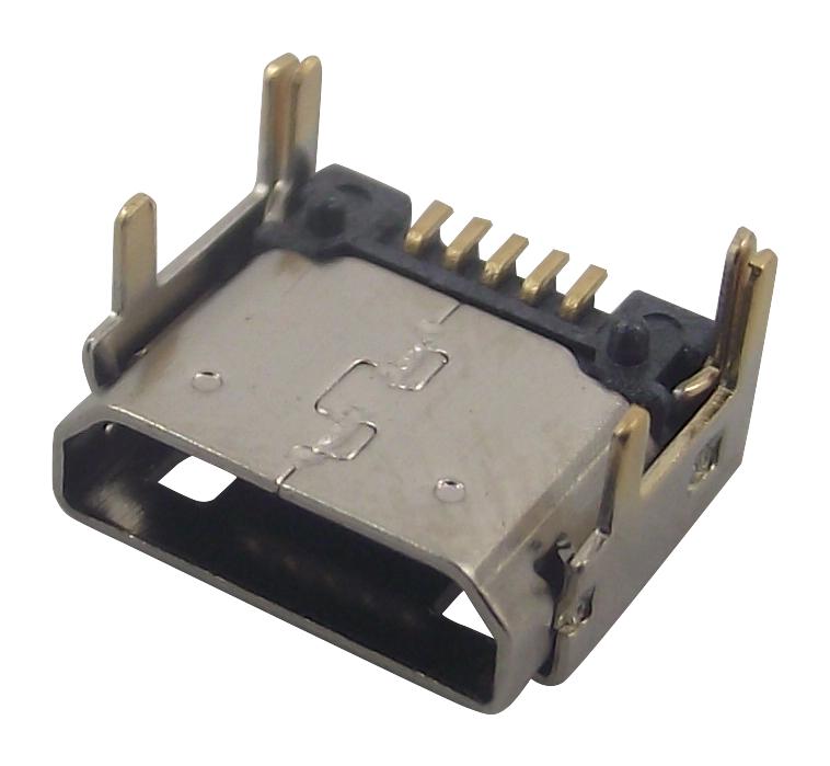 629105150521 MICRO USB, 2.0 TYPE B, RECEPTACLE, TH WURTH ELEKTRONIK