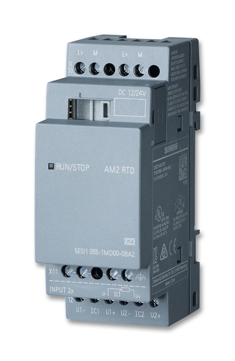 6ED1055-1MD00-0BA2 EXPANSION MODULE, LOGO AM2, 2 I/P SIEMENS