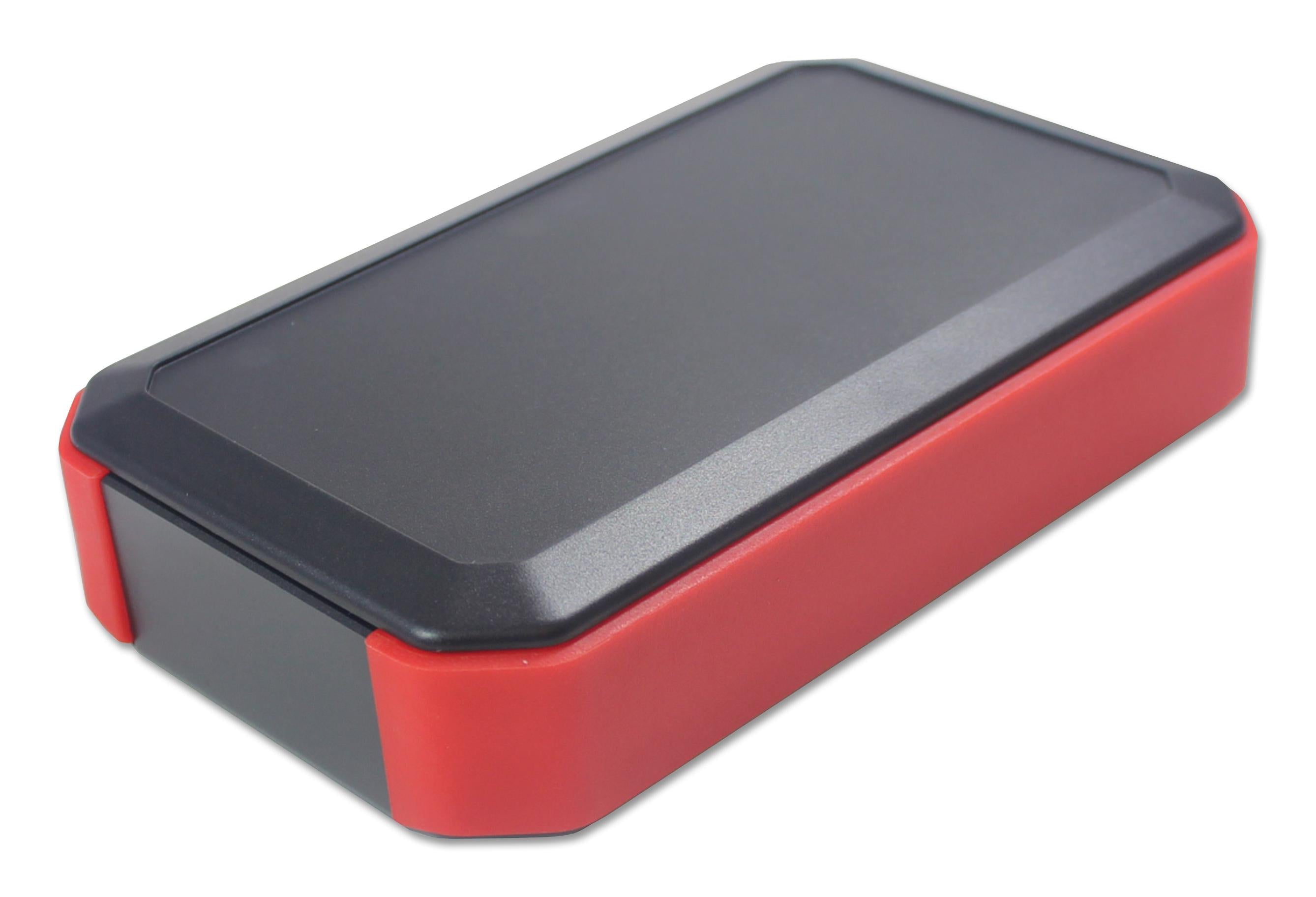 WH145-33-N-BR HANDHELD ENCLOSURE, ABS, BLACK/RED TAKACHI