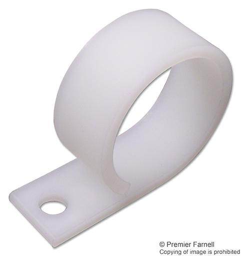 TRWHC-1000-01 CABLE CLAMP, NYLON 6.6, 25.4MM, PK50 TR FASTENINGS