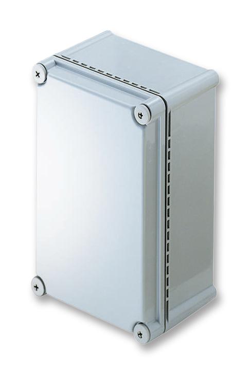 NBD10449 ENCLOSURE, WALL MOUNT, ABS/PC, GREY BUD INDUSTRIES