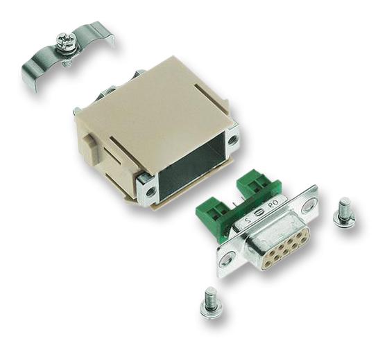 09 14 009 3151 D SUB CONNECTOR, RECEPTACLE, 9POS HARTING