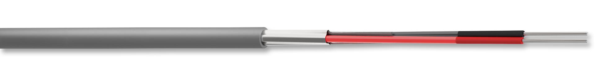 PP001053 SCREENED CABLE, 1PR, 24AWG, LSF, 100M MULTICOMP PRO