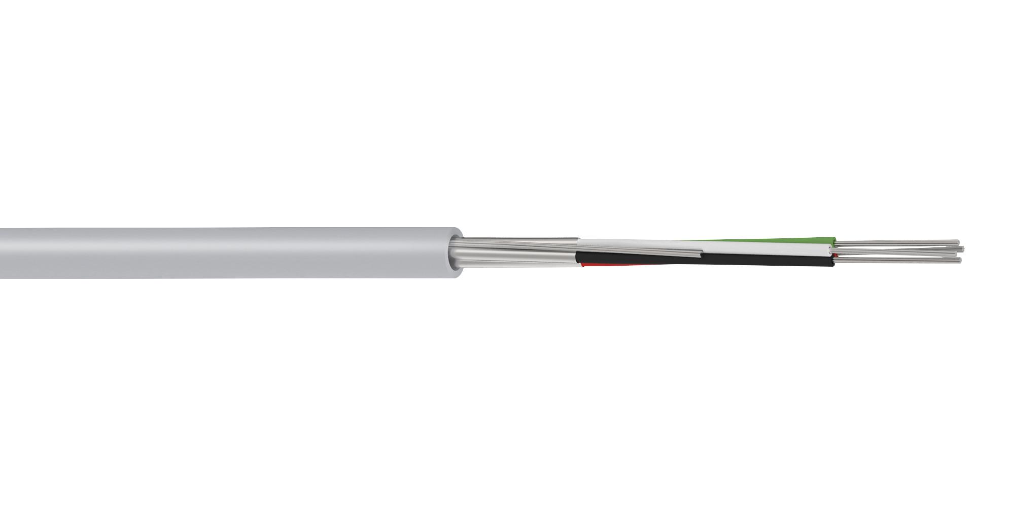 PP000886 SCREENED CABLE, 4CORE, 24AWG, LSF, 100M MULTICOMP PRO