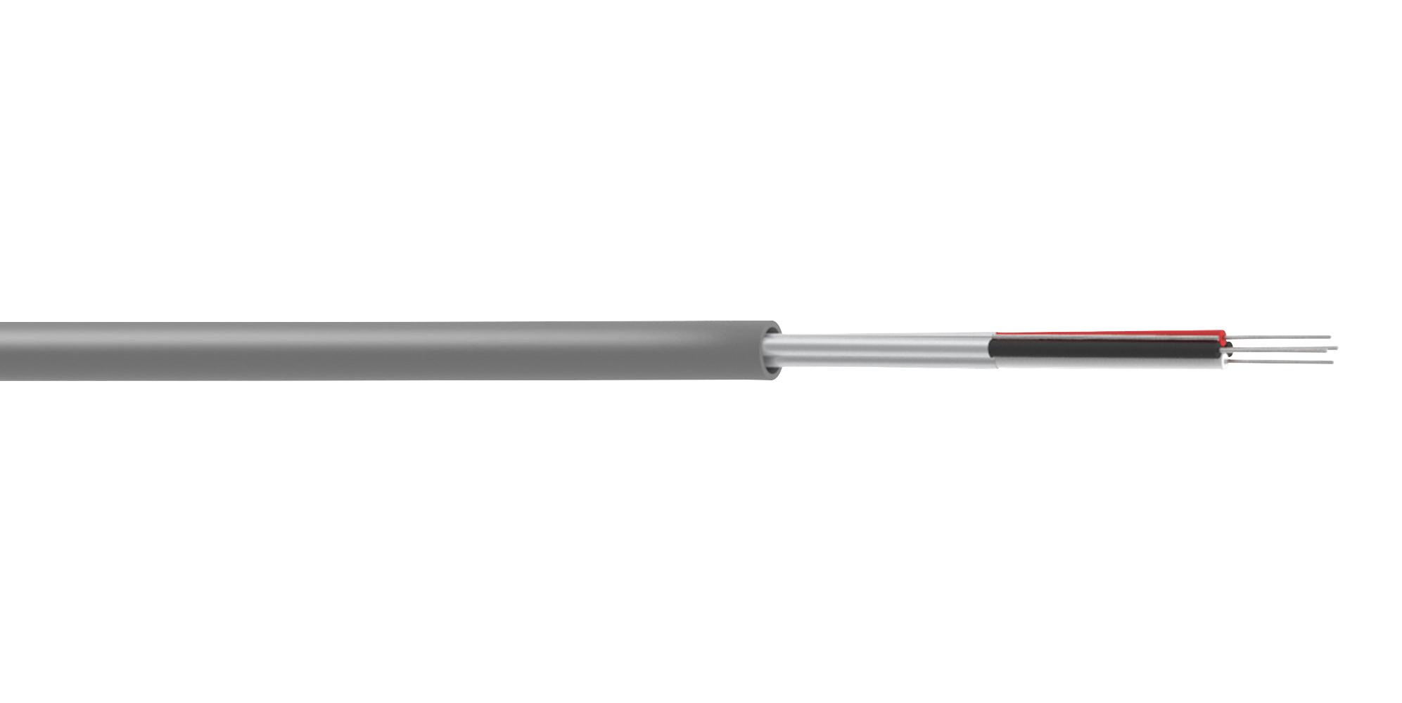 PP000889 SCREENED CABLE, 2PR, 24AWG, LSF, 100M MULTICOMP PRO