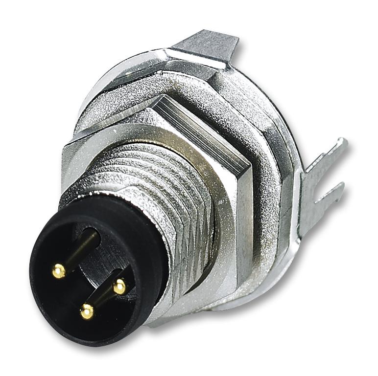 SACC-DSI-M 8MS-3CON-L180 SH SENSOR CONNECTOR, M8, PLUG, 3P, PANEL PHOENIX CONTACT