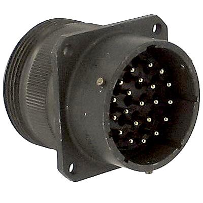 MS3110E14-18P CIRCULAR CONNECTOR, RCPT, 14-18, FLANGE AMPHENOL INDUSTRIAL