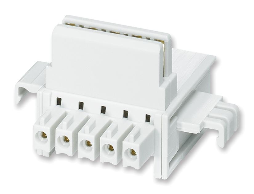 2202543 DIN RAIL CONN, 5POS, ELECTRONIC HOUSING PHOENIX CONTACT