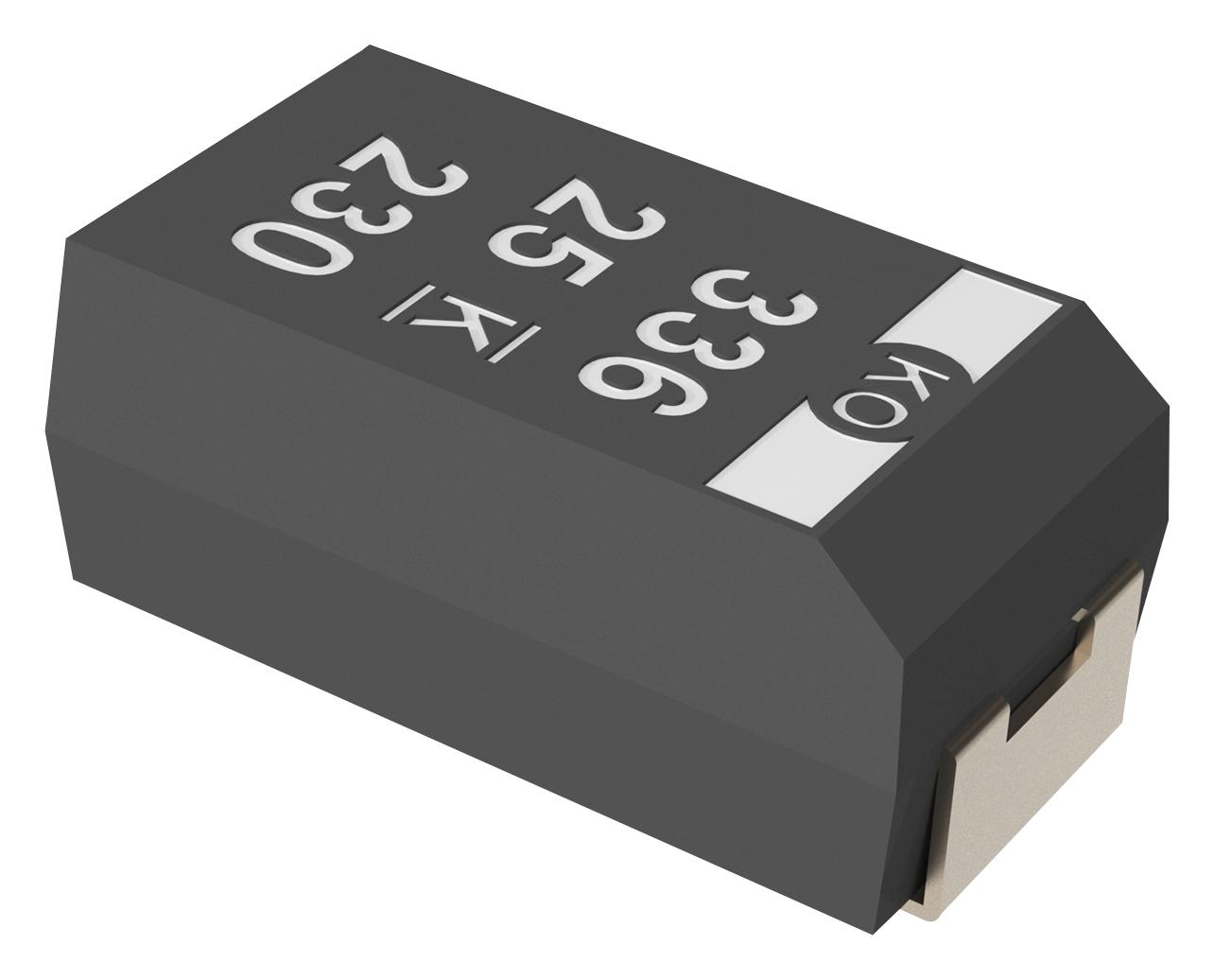 T521V226M025ATE090 CAP, 22µF, 25V, 20% KEMET