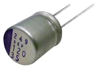 63SXE100M CAP, 100UF, 63V, ALU ELEC, POLYMER PANASONIC
