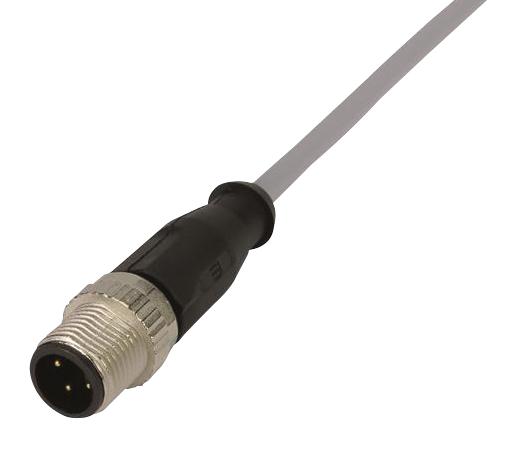 21 34 848 5390 010 SENSOR CORD, 3P, M12 PLUG-RCPT, 1M HARTING