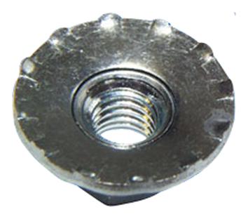 02.09.218 NUT W/ WASHER, HEX, STEEL, M8 ETTINGER