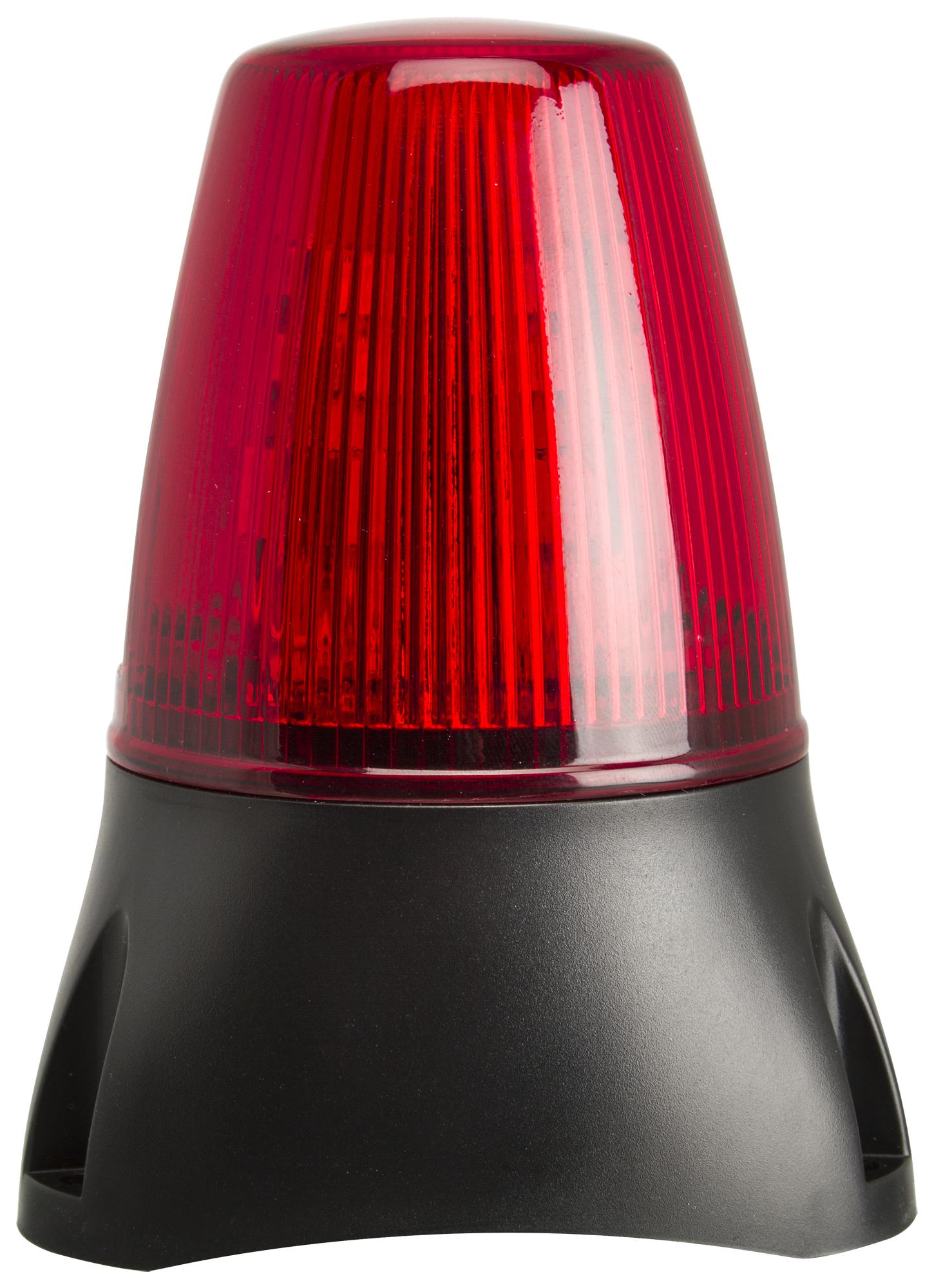 LEDA100-05-02 AUDIO & VISUAL SIGNAL IND, 80DB, RED MOFLASH SIGNALLING