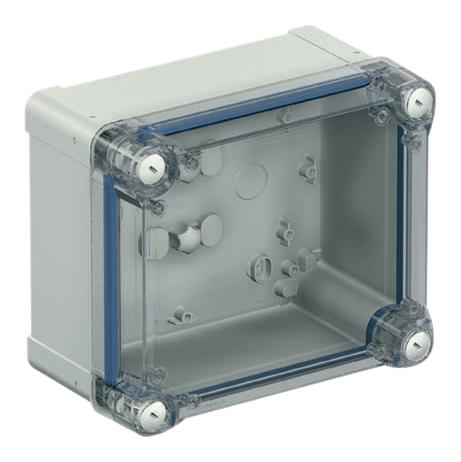 NSYTBS292416HT INDUSTRIAL BOX, WALL MNT, ABS, GRY/CLEAR SCHNEIDER ELECTRIC