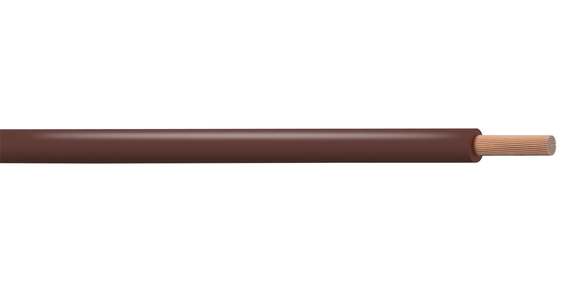 PP001206 TRI RATED WIRE, 1MM2, BROWN, 100M MULTICOMP PRO