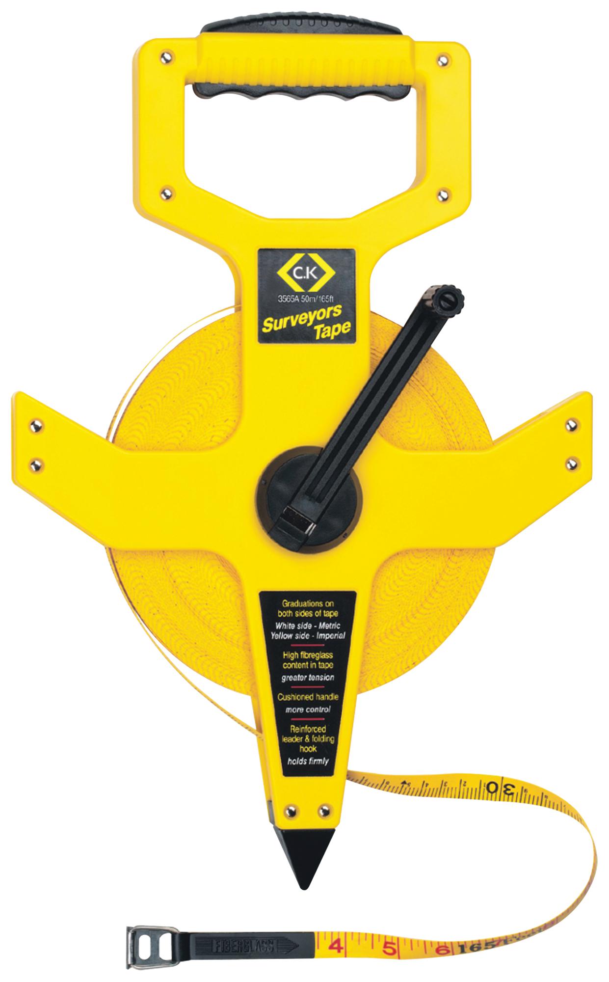 T3565 330 SURVEYOR MEASURING TAPE, 100M CK TOOLS