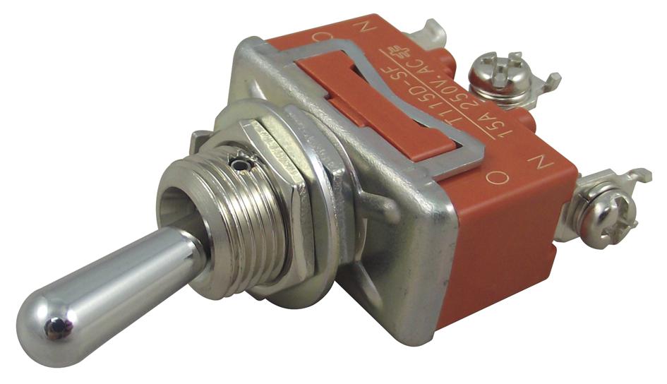 T115D-AULF TOGGLE SWITCH, SPDT, 15A, 250VAC PANASONIC