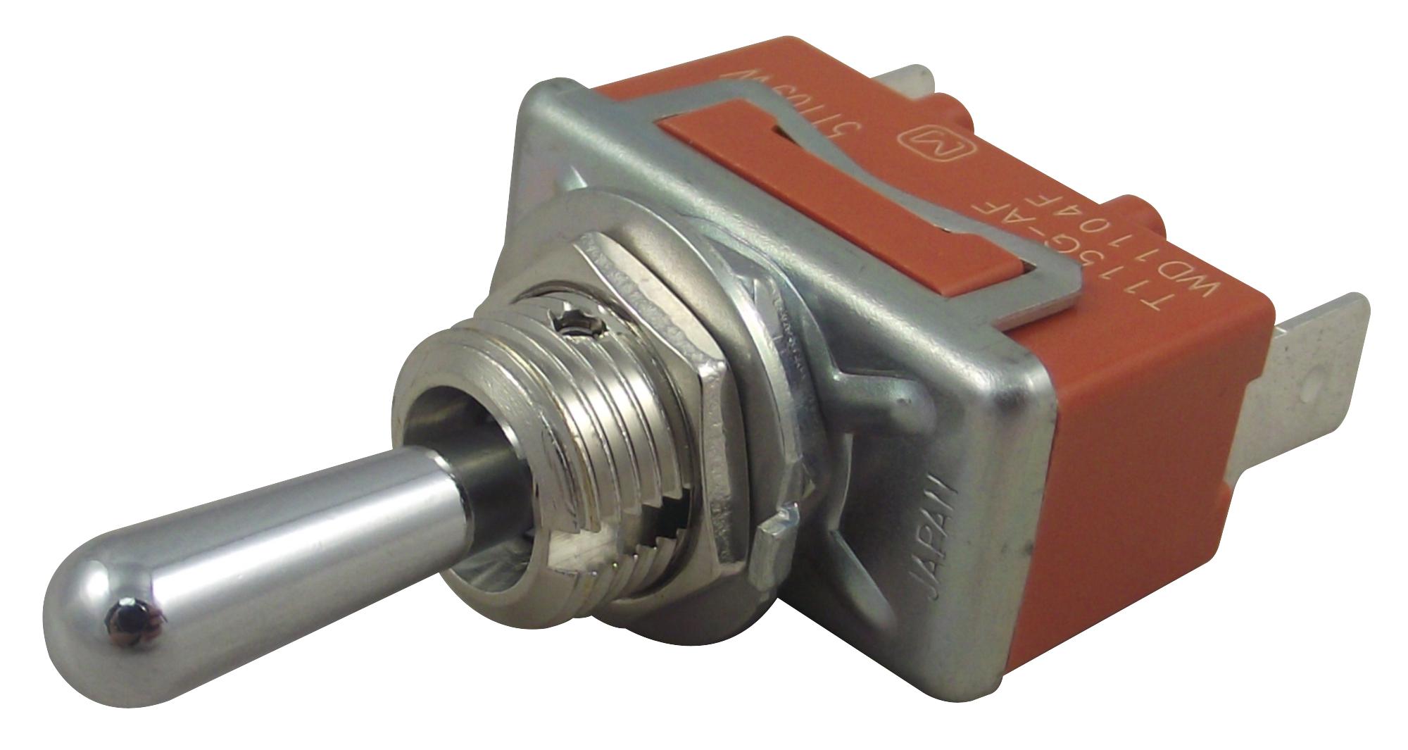 T115G-AF TOGGLE SWITCH, SPDT, 15A, 250VAC PANASONIC