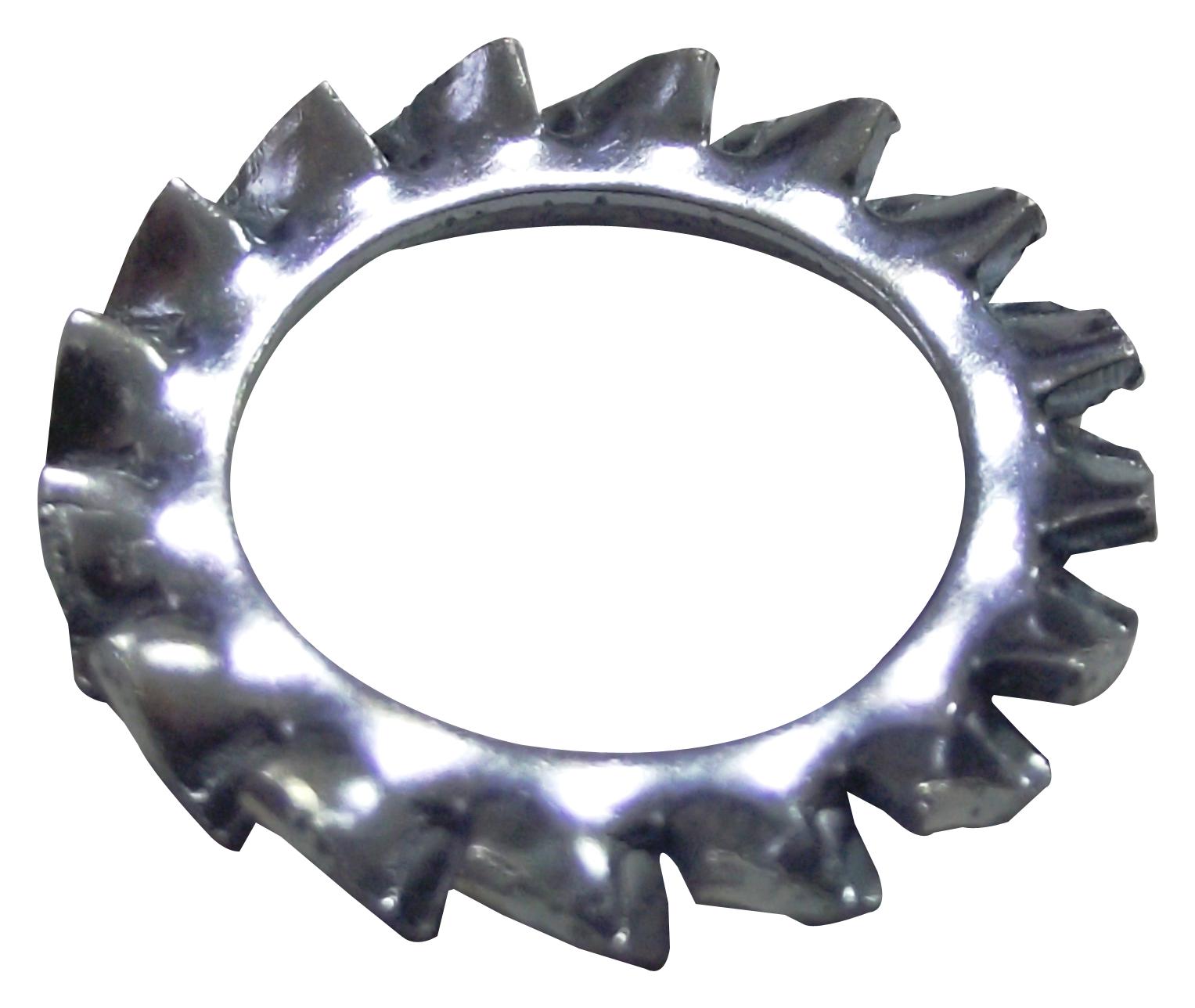 DM5-FEST-Z100DIN6798 LOCK WASHER, STEEL, 5.3MM, 10MM, PK100 TR FASTENINGS