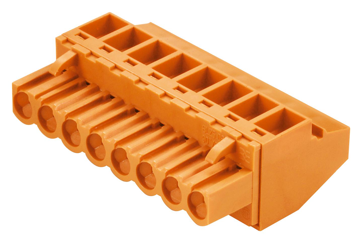 1948030000 TERMINAL BLOCK, PLUGGABLE, 5POS, 12AWG WEIDMULLER