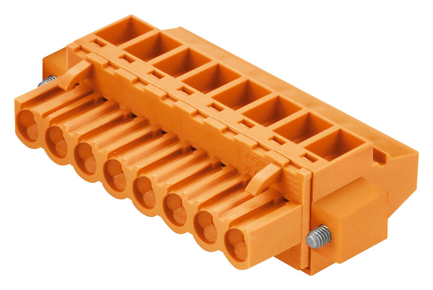 1949840000 TERMINAL BLOCK, PLUGGABLE, 6POS, 12AWG WEIDMULLER