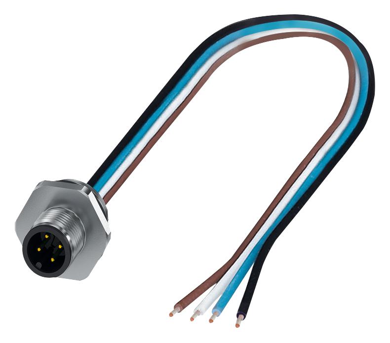 1411578 SENSOR CORD, 4P, PLUG-FREE END, 0.5M PHOENIX CONTACT