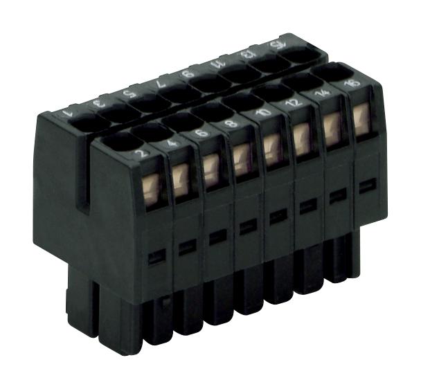 713-1109 TERMINAL BLOCK, PLUGGABLE, 18POS, 16AWG WAGO