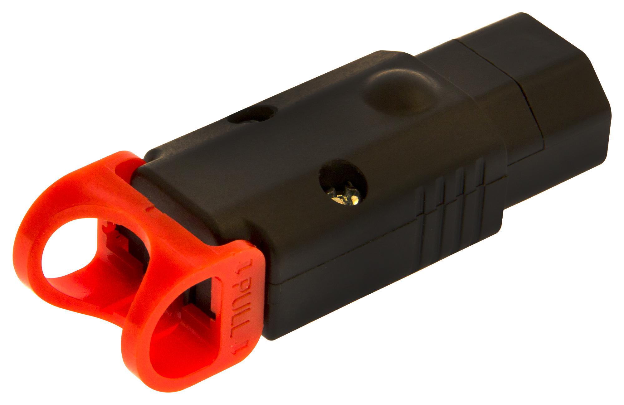 IL13+ REWIREABLE IEC LOCK POWER ENTRY CONN, C13, 10A, 250VAC SCHAFFNER