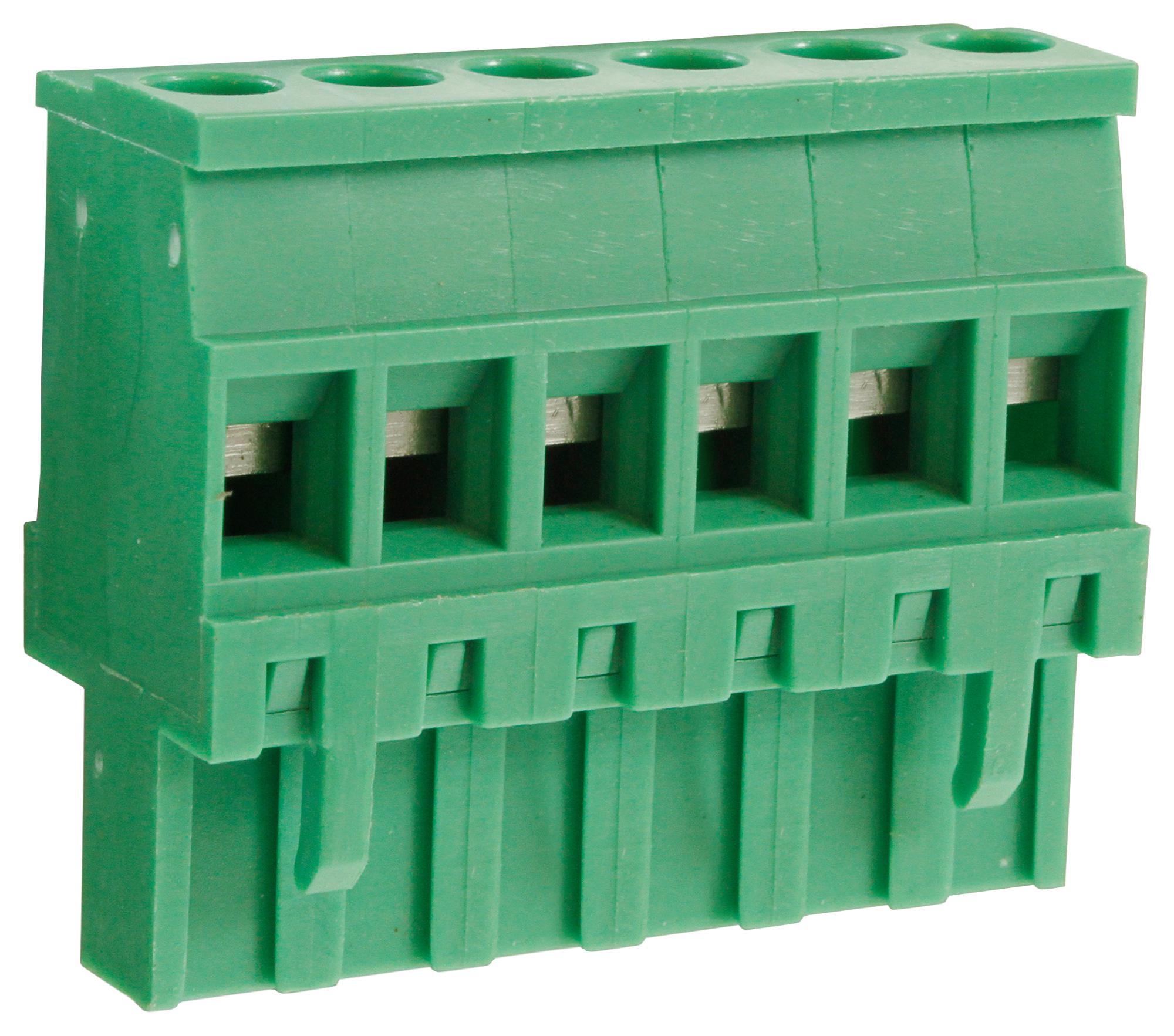 CTBP92VG/6R TB, PLUGGABLE, 6POS, 28-14AWG CAMDENBOSS
