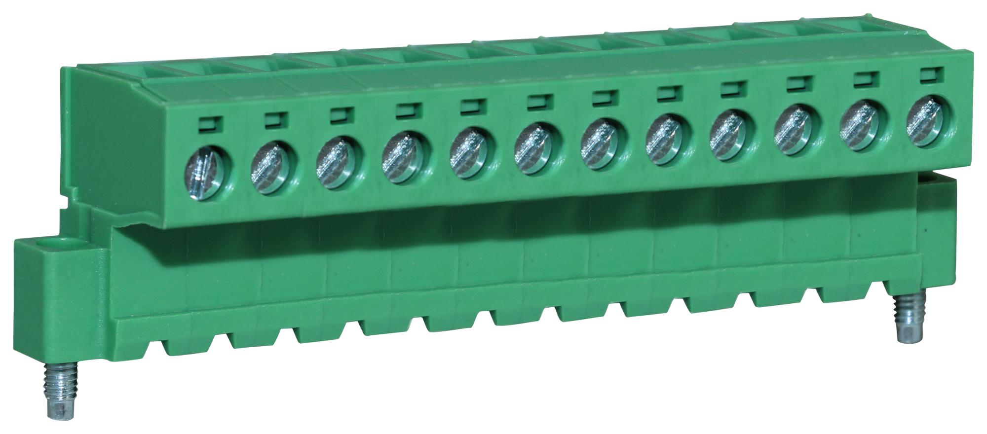 CTBP96HJ/12FL SCREW TB TO MALE HEADER, 12POS, 28-14AWG CAMDENBOSS