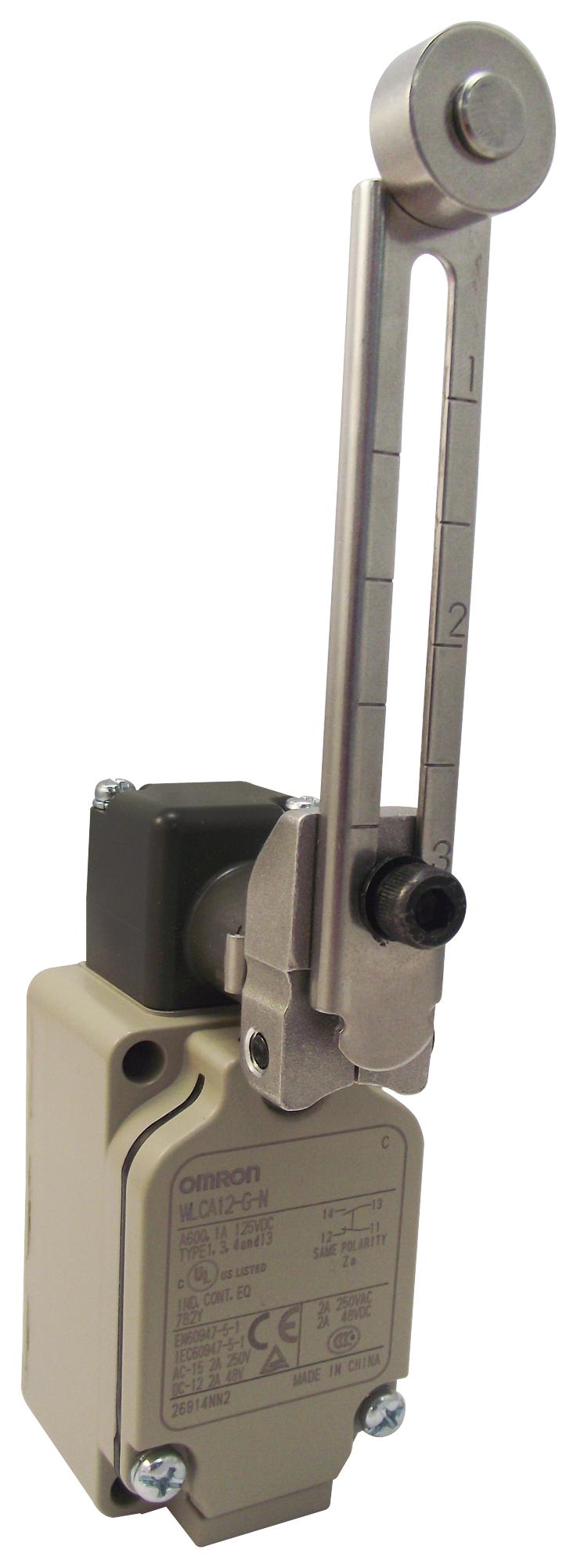 WLCA12-G-N LIMIT SW, SPST-NC/SPST-NO, 500V, 10A OMRON