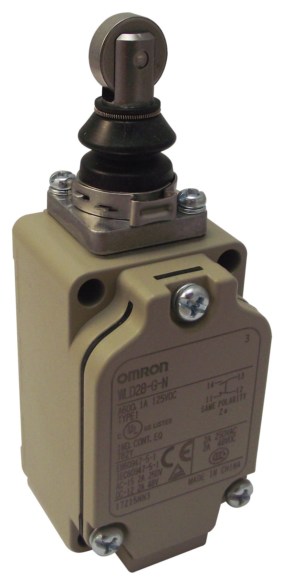 WLD28-G-N LIMIT SW, SPST-NC/SPST-NO, 500V, 10A OMRON