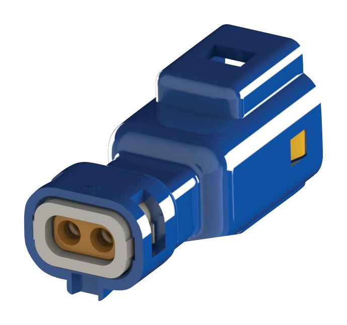 560-002-000-311 PLUG HOUSING, 2POS, PBT, BLUE EDAC