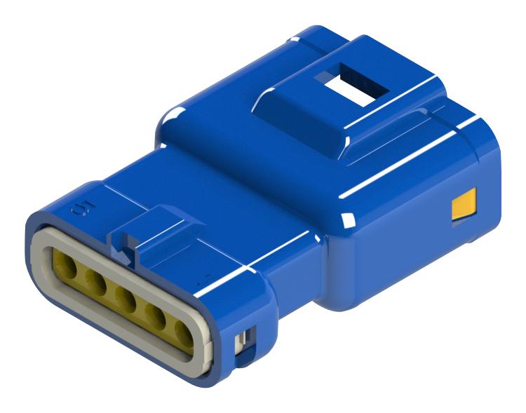560-005-000-310 PLUG HOUSING, 5POS, PBT, BLUE EDAC