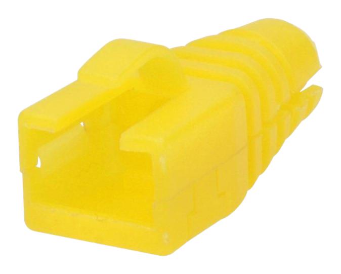 RJ45SRB-RET-Y STRAIN RELIEF BOOT, RJ45 CONN, YELLOW MH CONNECTORS