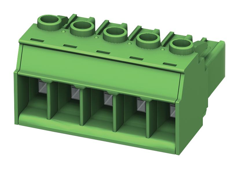 PC 5/ 4-ST1-7,62 TERMINAL BLOCK, PLUGGABLE, 4POS, 8AWG PHOENIX CONTACT