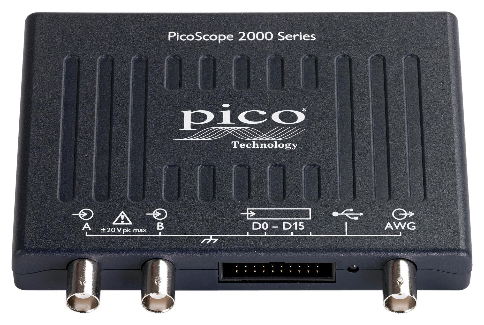 PICOSCOPE 2208B MSO OSCILLOSCOPE, 2 / 16-CH, 100MHZ, 1GSPS PICO TECHNOLOGY