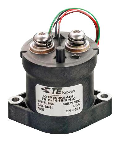 KHR500KSANL CONTACTOR, SPST-NO, 24V, 600A, PANEL KILOVAC - TE CONNECTIVITY