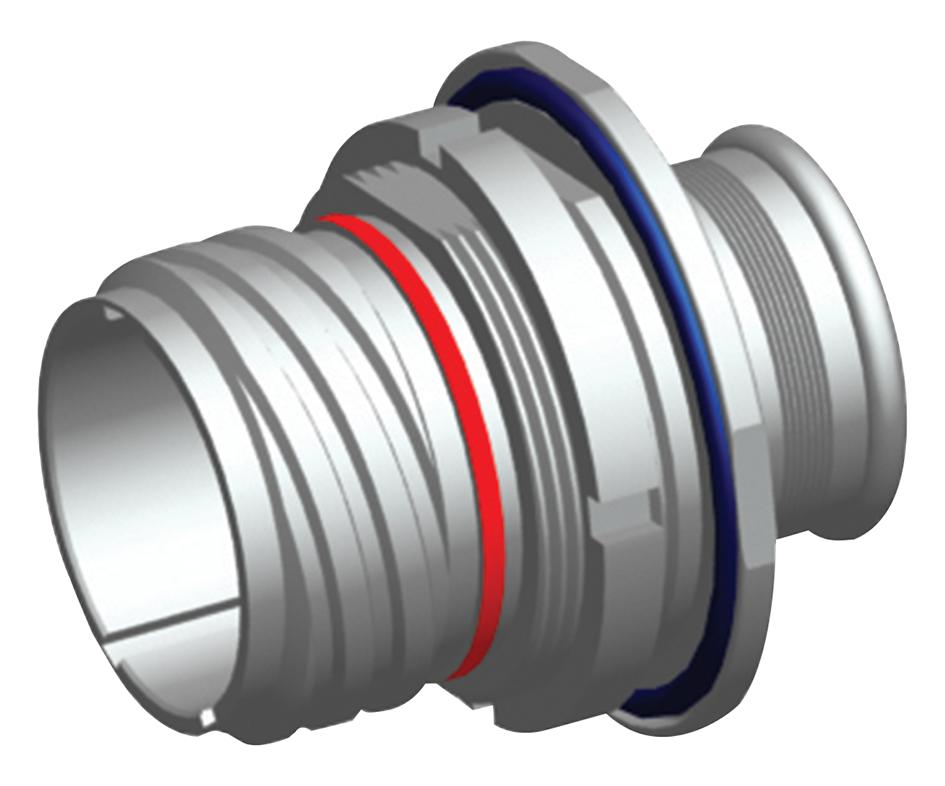 2M805-003-07M8-4PB CIRCULAR CONN, RCPT, 8-4, JAM NUT AMPHENOL AEROSPACE
