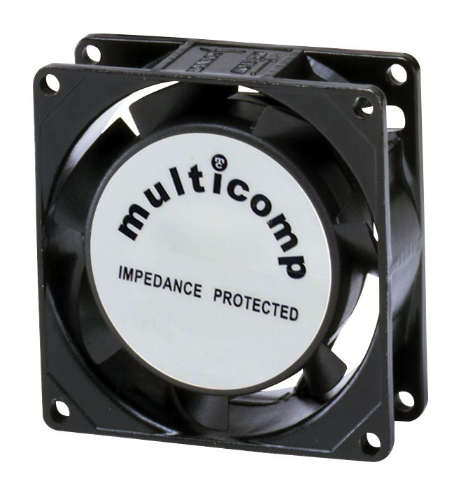 MC21683 AXIAL FAN, 92MM, 240VAC, 54CFM, 32DBA MULTICOMP