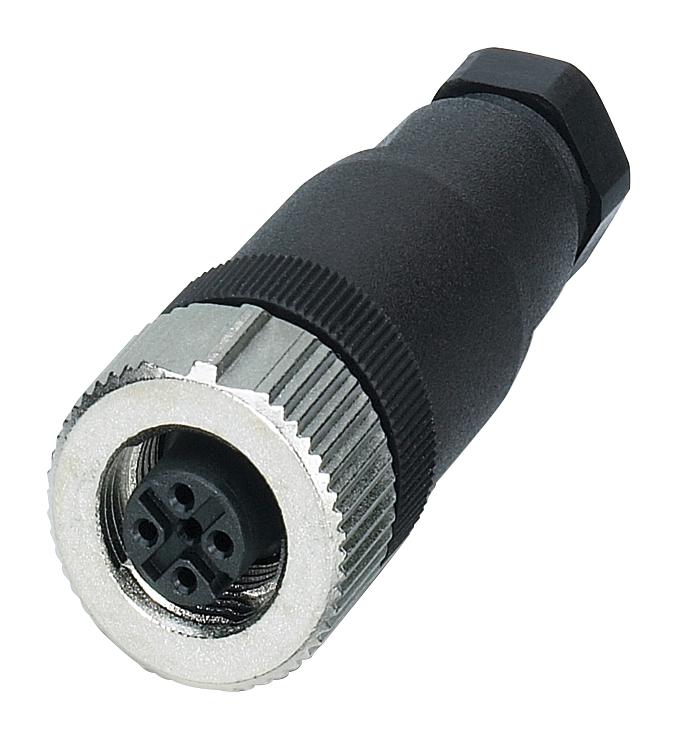 1543032 SENSOR CONNECTOR, M12, RCPT, 5POS PHOENIX CONTACT