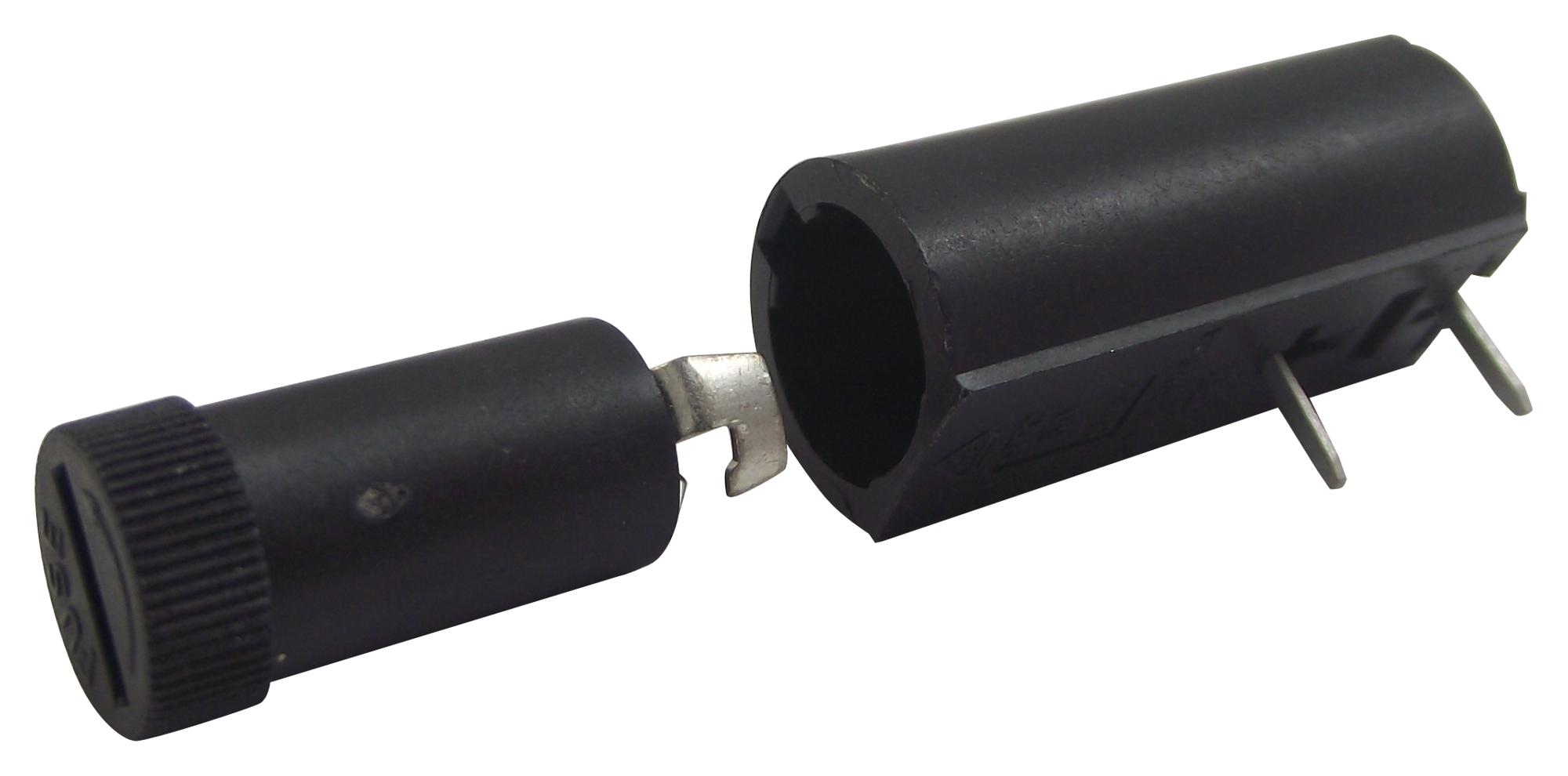 HTC-50M FUSE HOLDER, PCB, HORIZONTAL, 250V, 6.3A EATON BUSSMANN