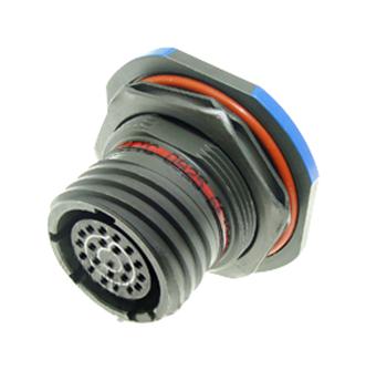 D38999/24FF28AA CIRCULAR CONNECTOR, RECPT., 19-28, PIN AMPHENOL LTD