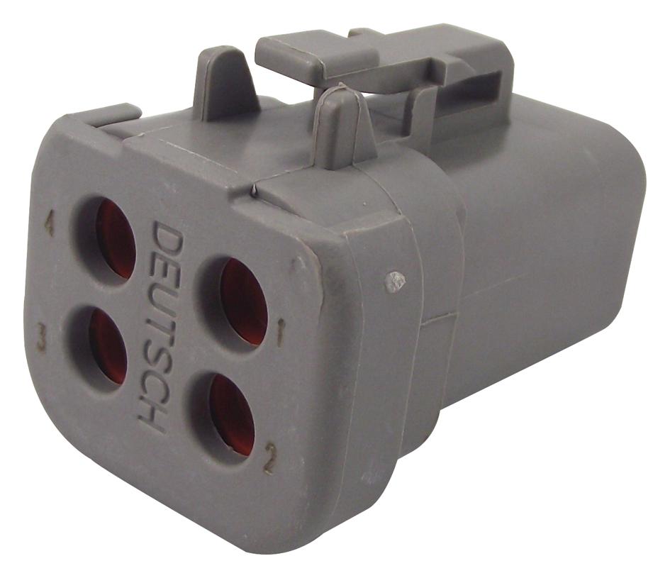 DTP06-4S-E003 AUTOMOTIVE HOUSING, PLUG, 4POS, 25A DEUTSCH - TE CONNECTIVITY