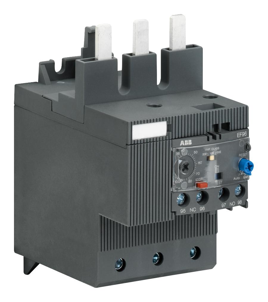 EF96-100 ELECTRONIC OVERLOAD RELAY, 3 POLE, 690V ABB