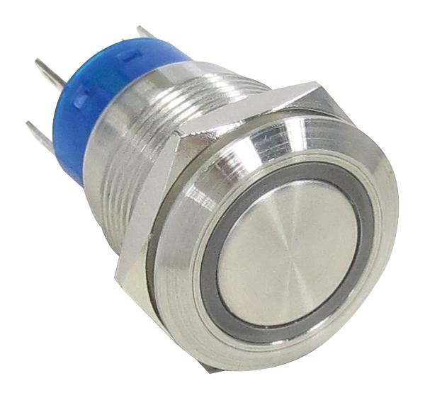 AV1910E124Q04 VANDAL RESISTANT SW, SPST, 3A, 250VAC ALCOSWITCH - TE CONNECTIVITY